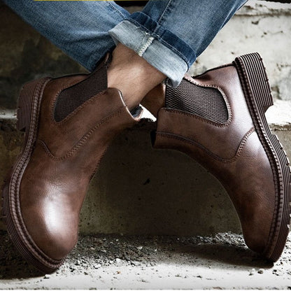 Men Winter Boots For Work Oil-proof Safety Orthopedic Shoes