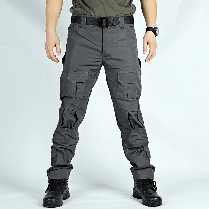 Men's Cargo Pants Pocket Plain Camouflage Comfort Breathable