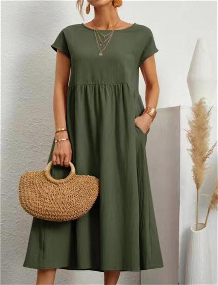 Relaxed Fit Everyday Midi Dress