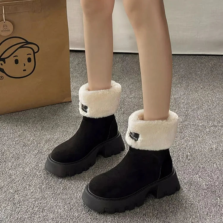 Warm Waterproof Insulated Winter Boots for Women