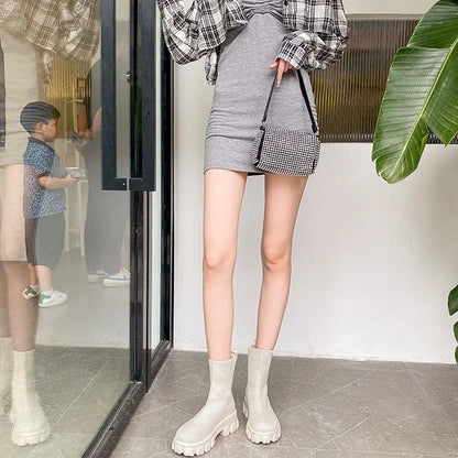 Cozy Cable Knit Ankle Boot Socks
