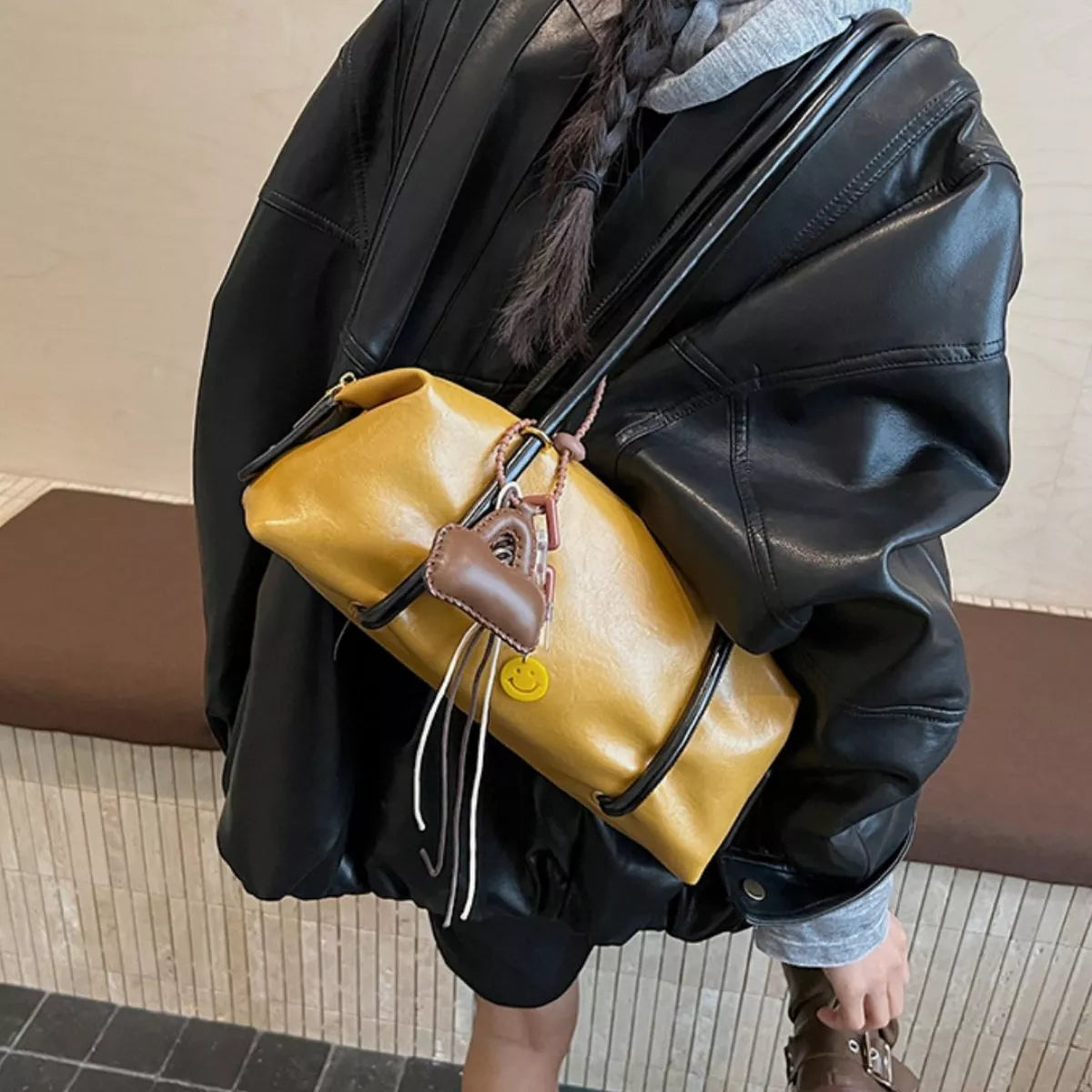 Genuine Small Leather Shoulder Bag for Ladies