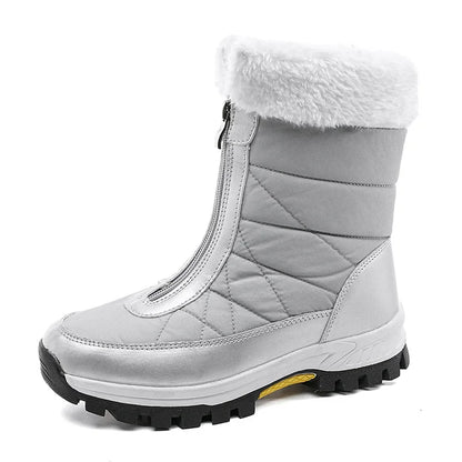 Warm Waterproof Insulated Snow Boots for Women - OutfitLondon