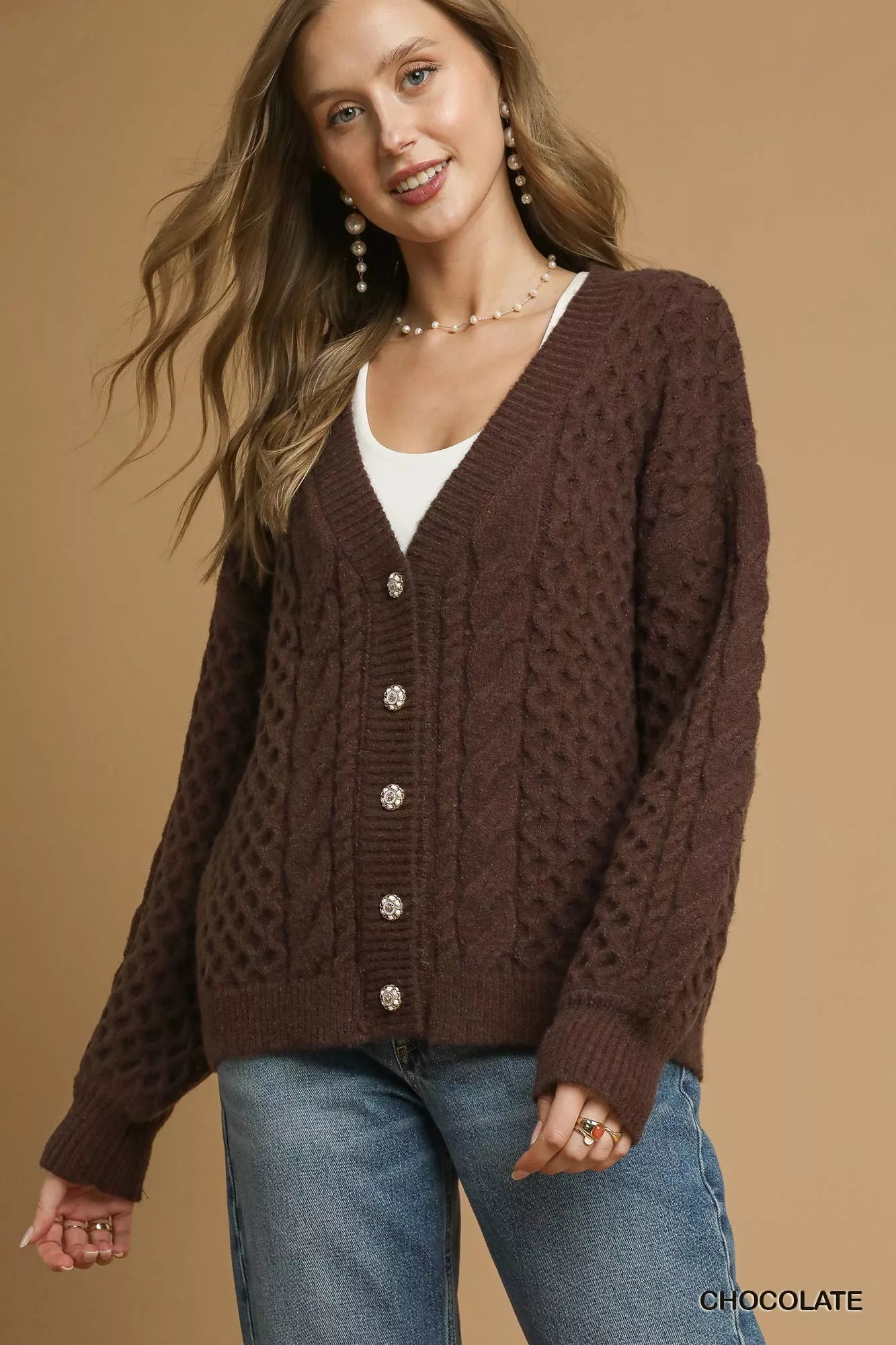 Cozy Crew Neck Knit Wool Sweater - OutfitLondon