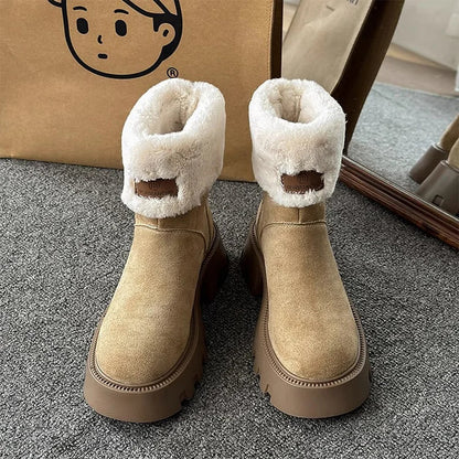 Warm Waterproof Insulated Winter Boots for Women