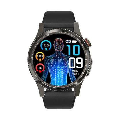 ECG Blood Glucose Uric Acid Cholesterol Stress Monitoring Smartwatch