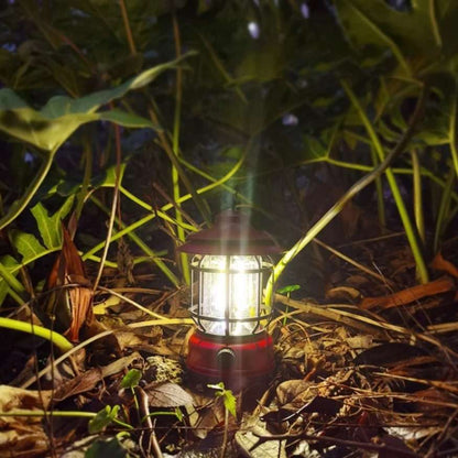 Rechargeable Camping Lantern – Vintage-Style LED with Dimmable Light