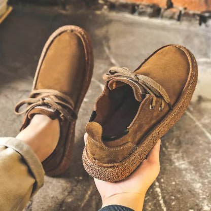 Suede Lace -Up Shoes