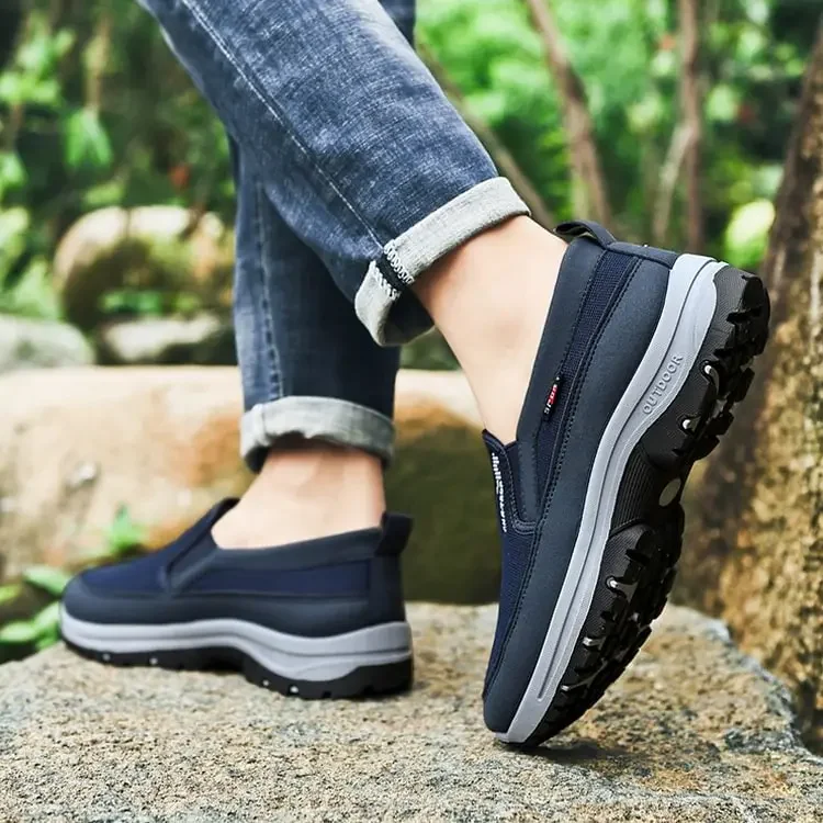 Men's Comfortable Slip-on Arch Support Athletic Walking Shoes