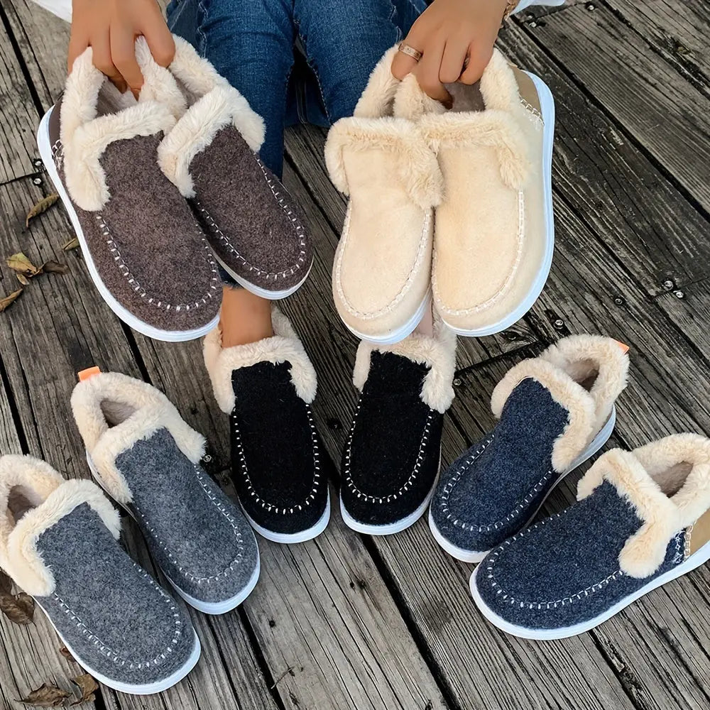 Cozy Warm Fleece Slippers – Comfortable Shoes