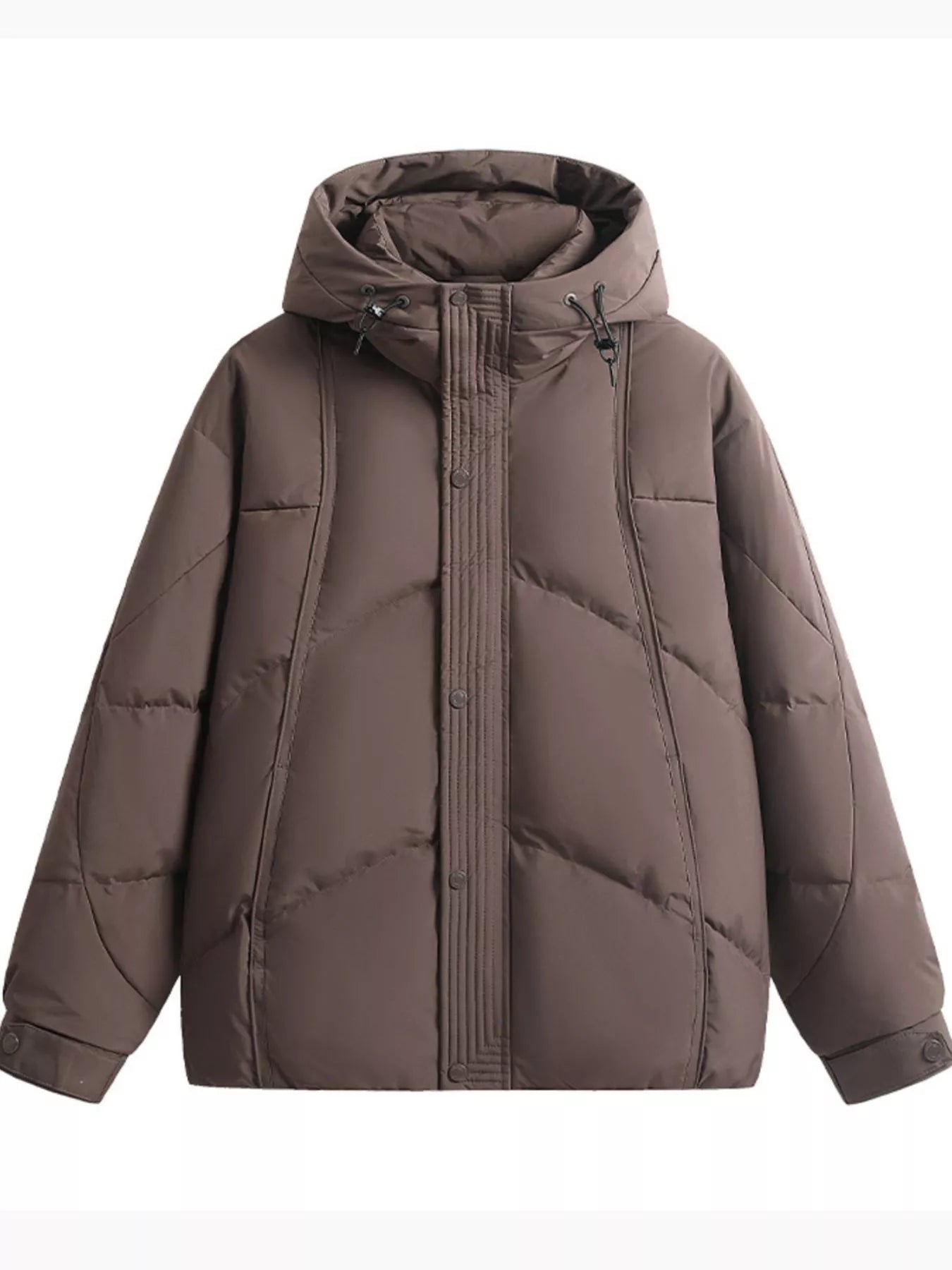 Big Mens Insulated Heavy Down Parka Coat