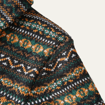 Classic Mens Nordic Wool Knit Winter Sweater