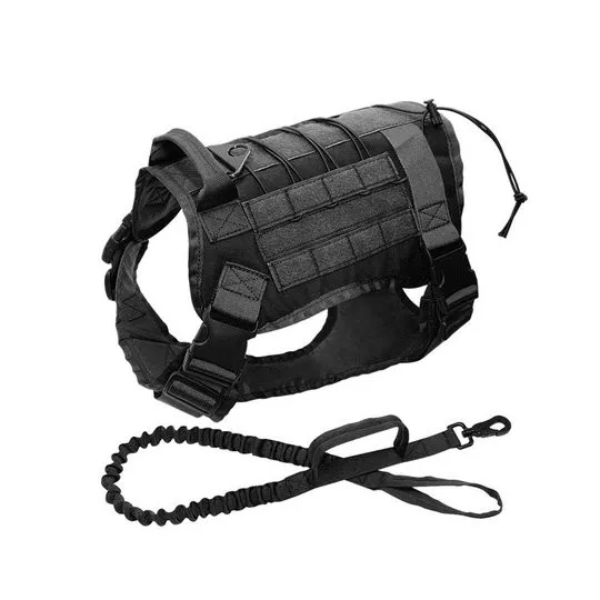 Military No-Pull Tactical Dog Harness Vest