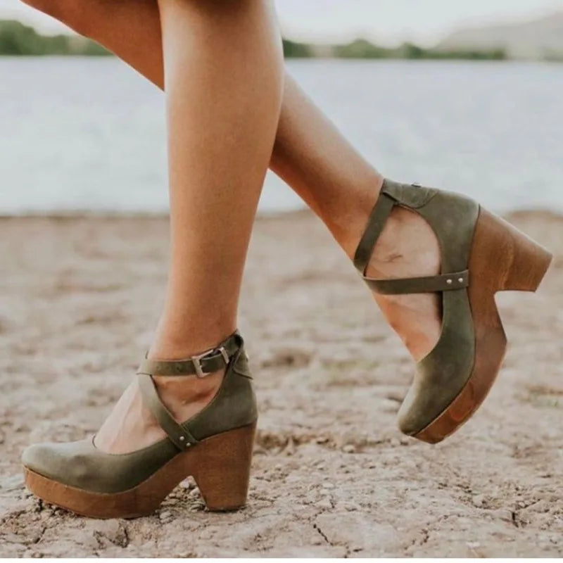 Women’s Vegan Leather Heels