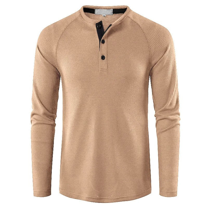 Traditional Comfortable Henley Shirt