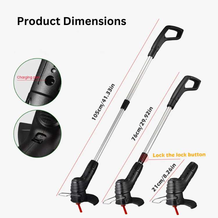 High-Powered Cordless Grass Trimmer