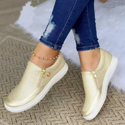 Supportive Zip-Up Shoes for Women