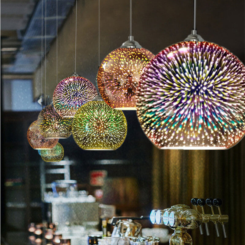 Vibrant Hanging Glass Ceiling Light - OutfitLondon