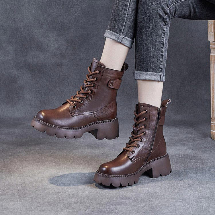 Orthopedic Leather Boots for Women