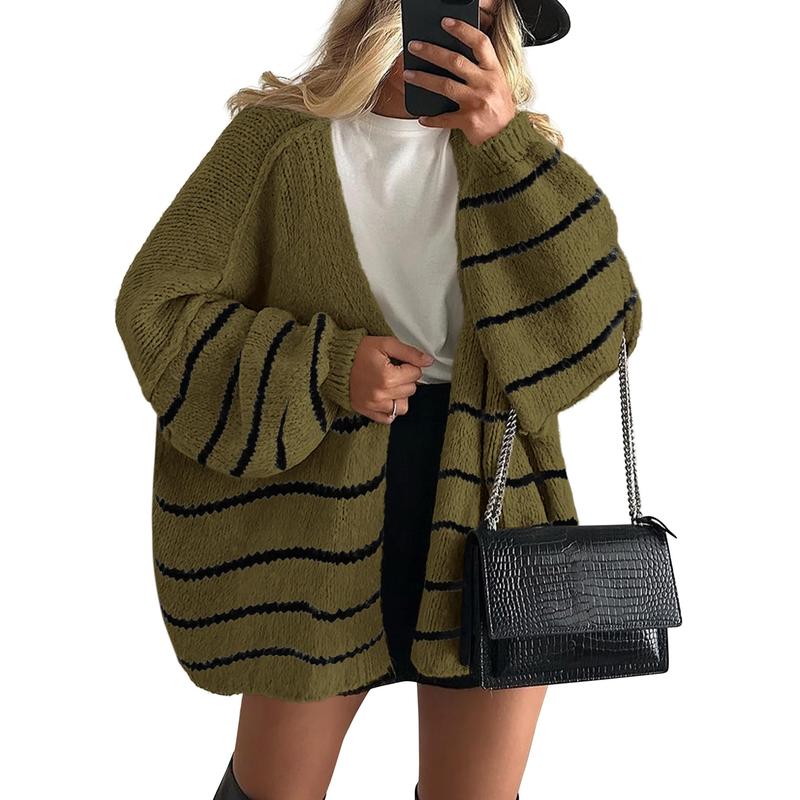 Women's Cozy Large Fit Fall Knit Sweater Cardigan