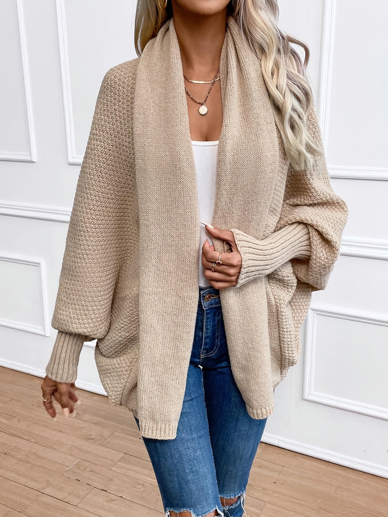 Warm Women's Cashmere Long Cardigan Sweater