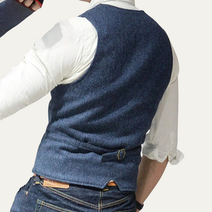 Classic Men's Quilted Waistcoat Vest