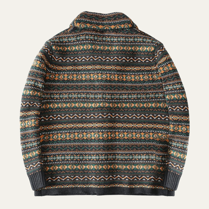 Classic Mens Nordic Wool Knit Winter Sweater