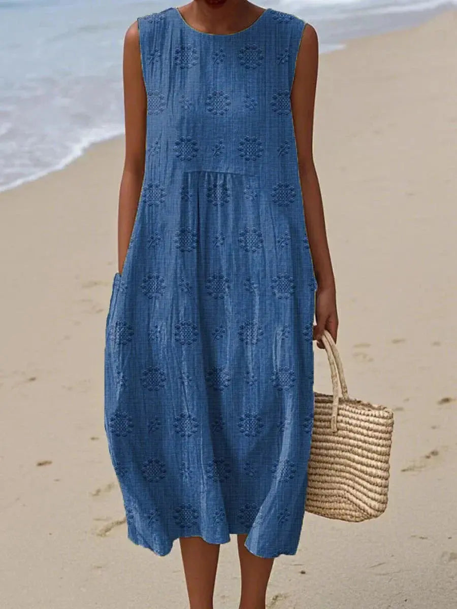 Chic Summer Cotton Shift Dress