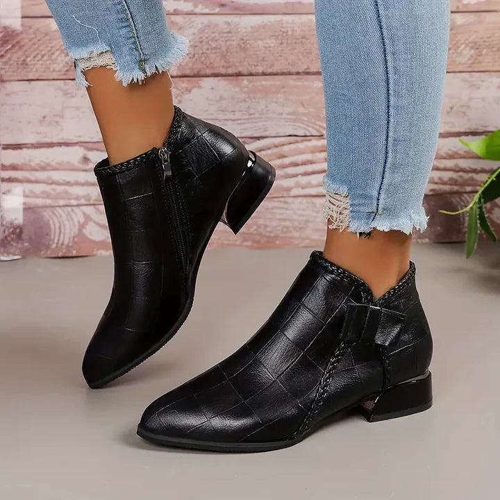 Ankle-High Shoes For Women | Low Heel