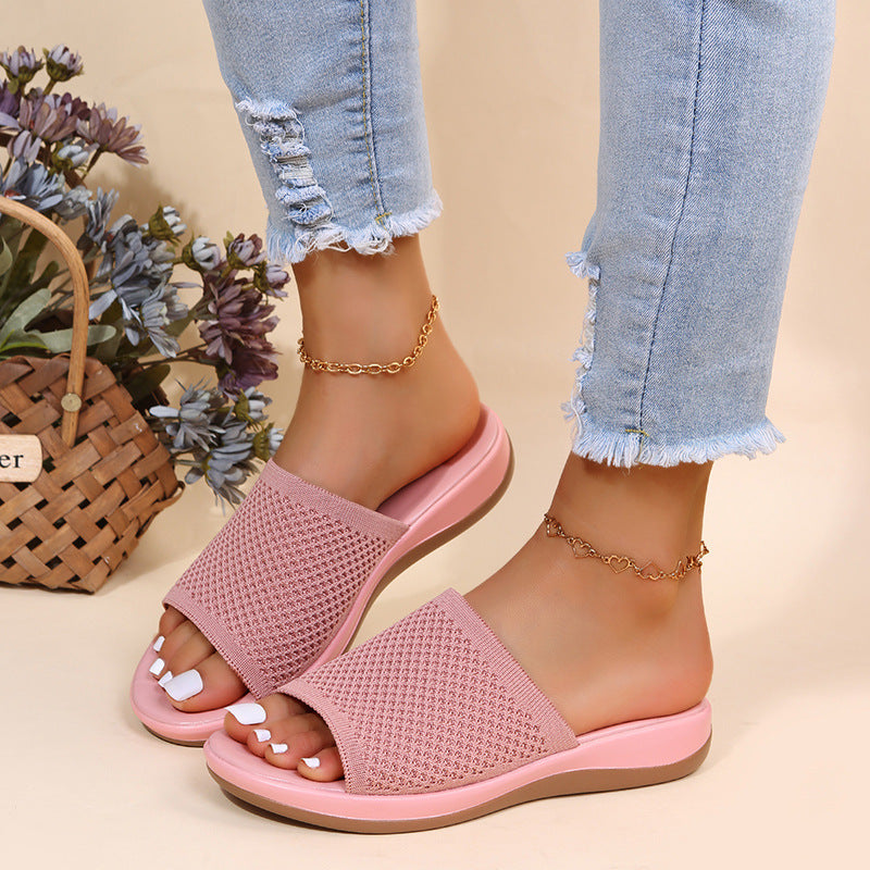 Women's Flyknit Soft Wedge Sandals