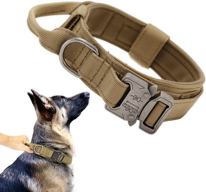 Dog Collar Adjustable Military TacticalPets Dg Collas Leas CntrlTactical Military Dog Training Collar