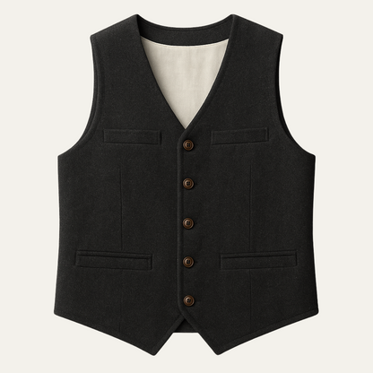 Classic Men's Quilted Waistcoat Vest - OutfitLondon