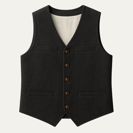 Classic Men's Quilted Waistcoat Vest - OutfitLondon