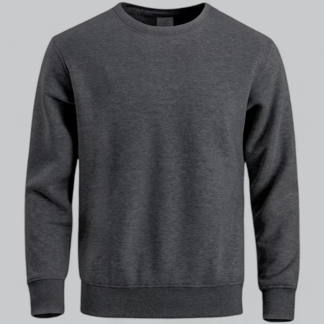Men's Simple Relaxed Fit Crew Neck Sweater