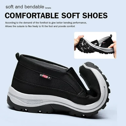 Men's Comfortable Slip-on Arch Support Athletic Walking Shoes