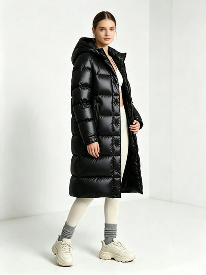 Women's Casual Hooded Puffer Winter Parka