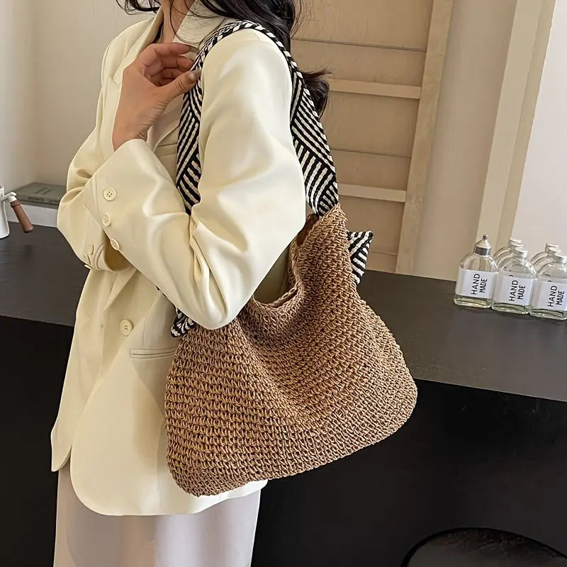 Stylish Woven Shoulder Bag