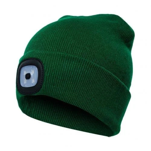 Rechargeable Winter LED Beanie Light