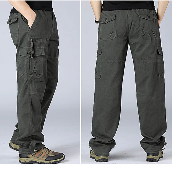 Men's Cargo Pants Hiking Pants Trousers Military Ripstop Breathable Quick Dry Zipper Pocket Pants