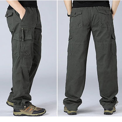 Men's Cargo Pants Hiking Pants Trousers Military Ripstop Breathable Quick Dry Zipper Pocket Pants