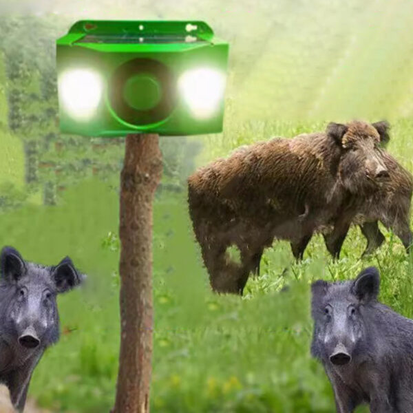 New Beast Repellent Solar Warning Lights With Loud Volume