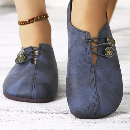 Women’s Summer Slippers Comfortable Flat Shoes with Round Toe