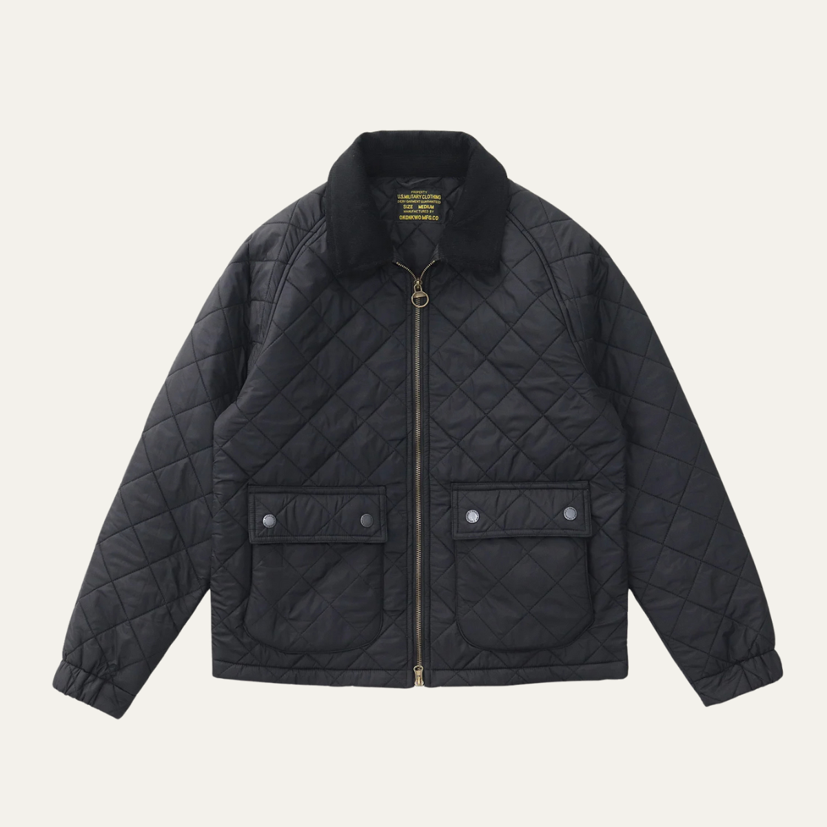Classic Men's Quilted Bomber Winter Coat - OutfitLondon