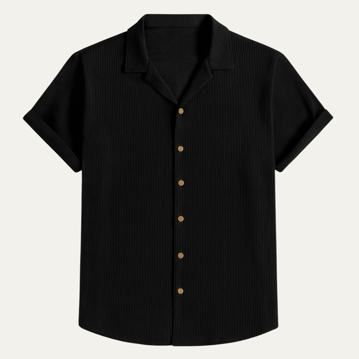 Classic Mens Relaxed Fit Corduroy Button Shirt - OutfitLondon