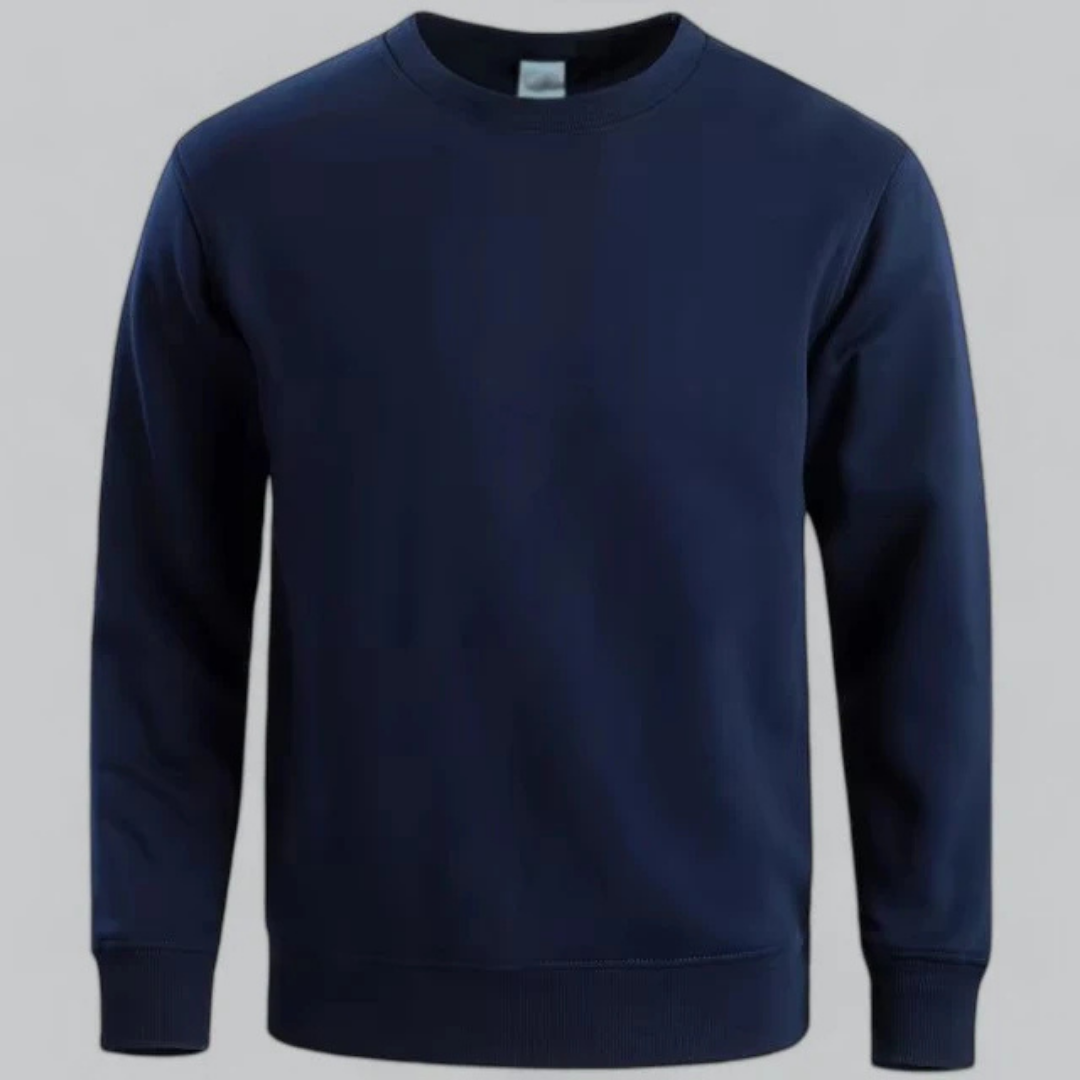 Men's Simple Relaxed Fit Crew Neck Sweater