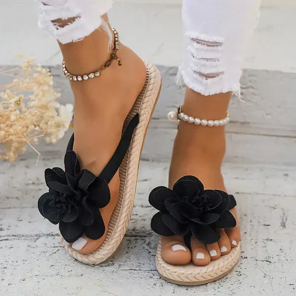 Ladies Floral Summer Sandals