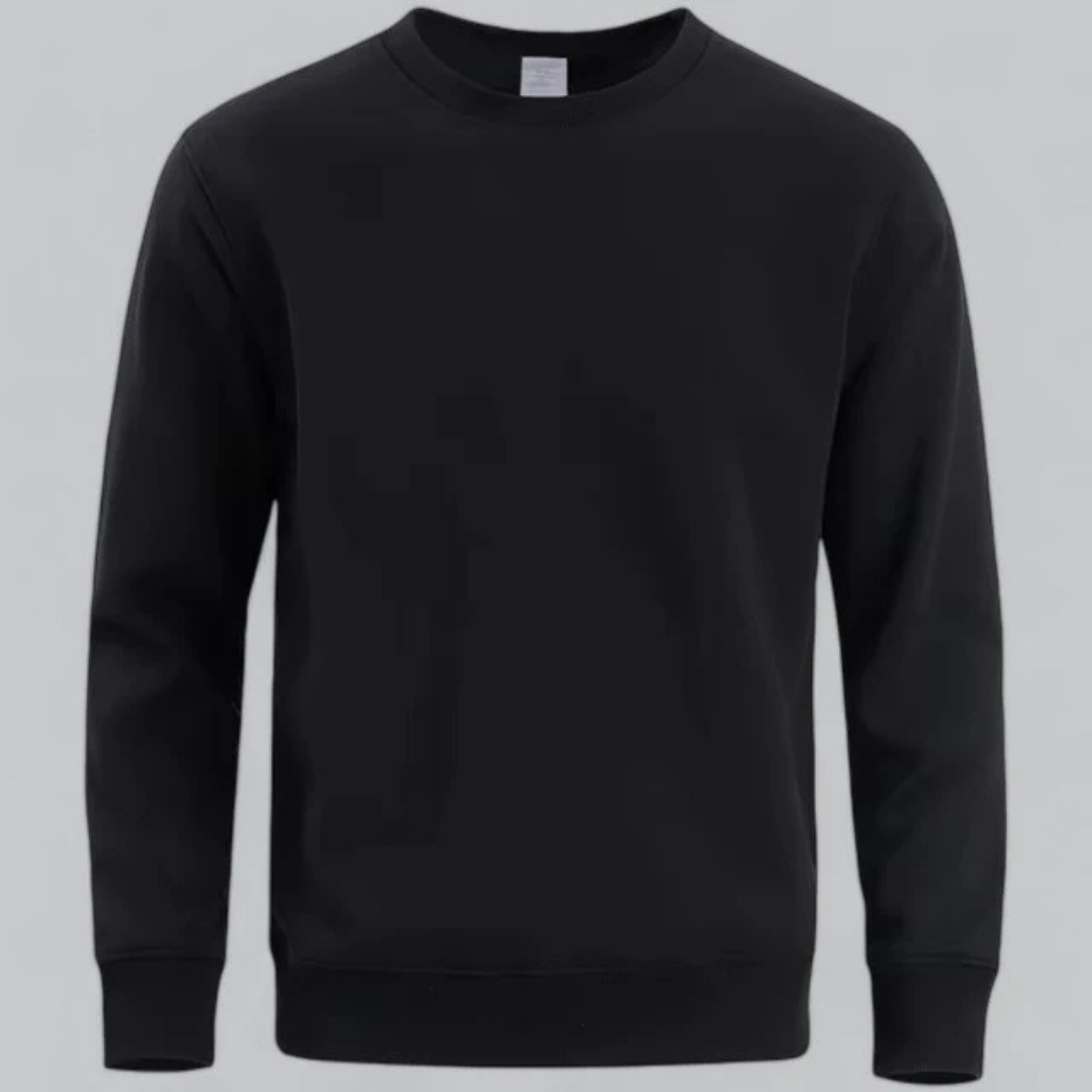 Men's Simple Relaxed Fit Crew Neck Sweater
