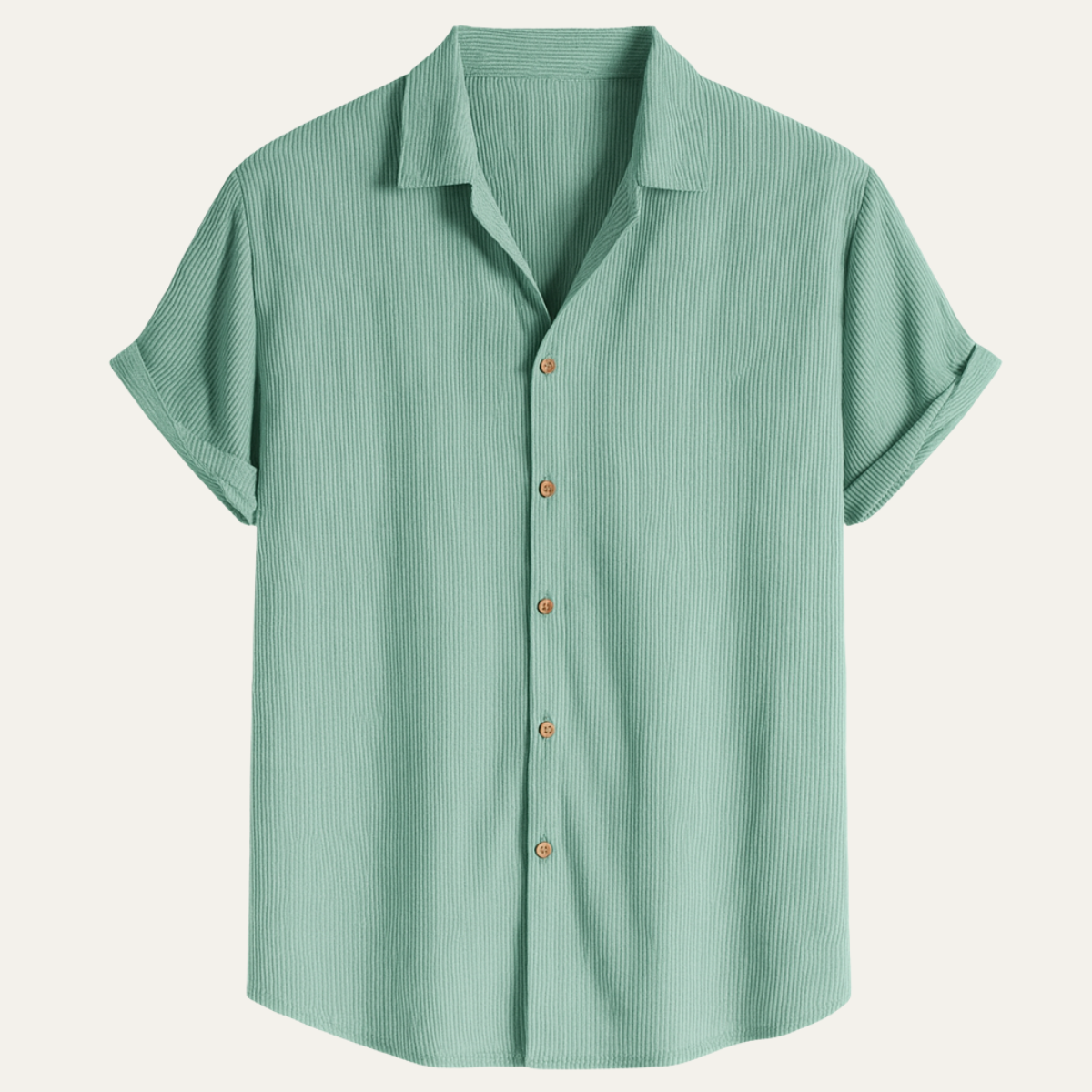 Classic Mens Relaxed Fit Corduroy Button Shirt