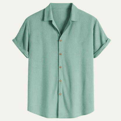 Classic Mens Relaxed Fit Corduroy Button Shirt