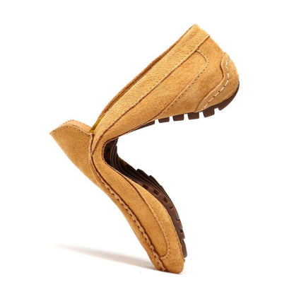 Suede Driving Orthopedic Loafers Men